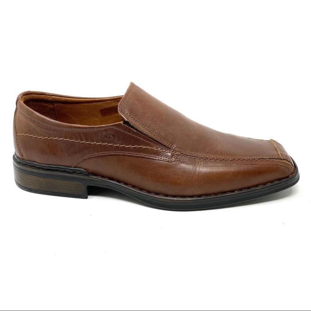 Josef Seibel Reid medium brown leather slip on Oxford